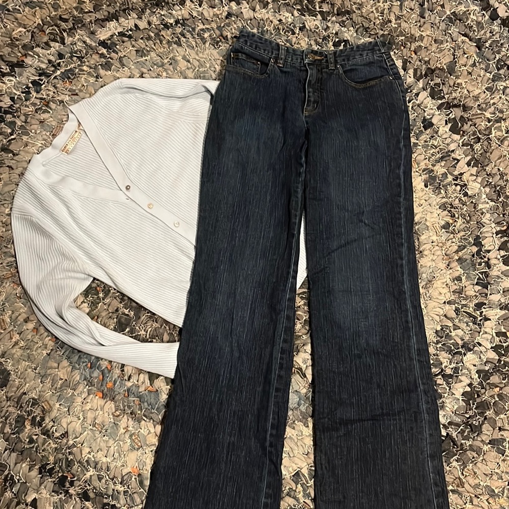 Talbots stretch boot cut mid-rise Jean